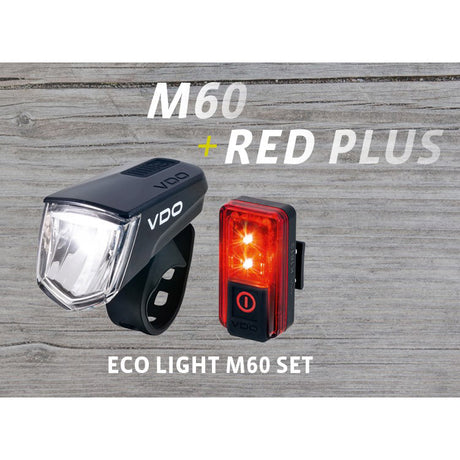 Set di illuminazione VDO ECO LIGHT M60 USB + Red Plus USB