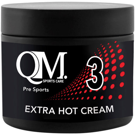 Qm Sports Care 3 vasetto di crema calda extra da 200 ml
