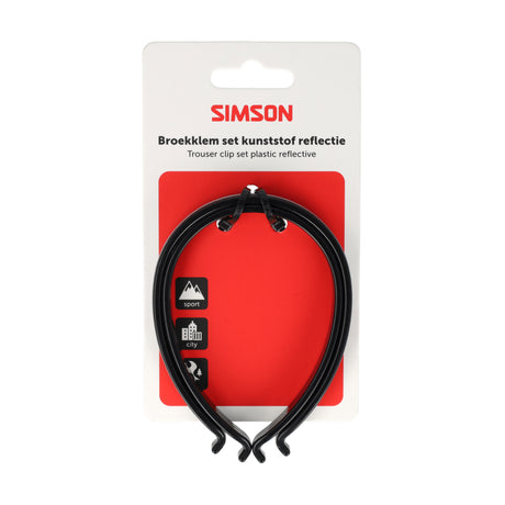 Rema tip top netherlands b.v. Simson S020930 Morsetti Per Pantaloni In Plastica Con Riflessione