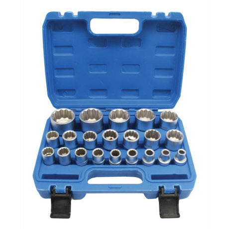 Stanley satra s-shs21 - set chiavi a bussola - 1 2 attacchi - 12 facce - acciaio cr-v