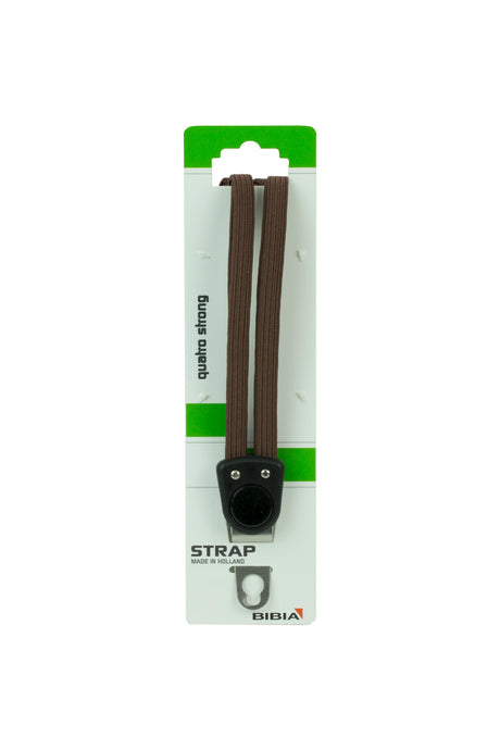 Bibia corda elastica quatro forte marrone miele su cartoncino