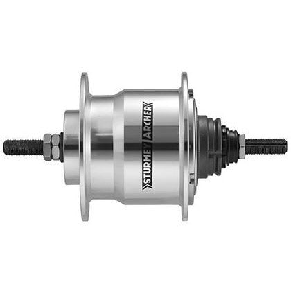 Mozzo cambio Ursus 4 velocità sturmey archer x-rf4 36 fori - lunghezza asse 170 mm - silver
