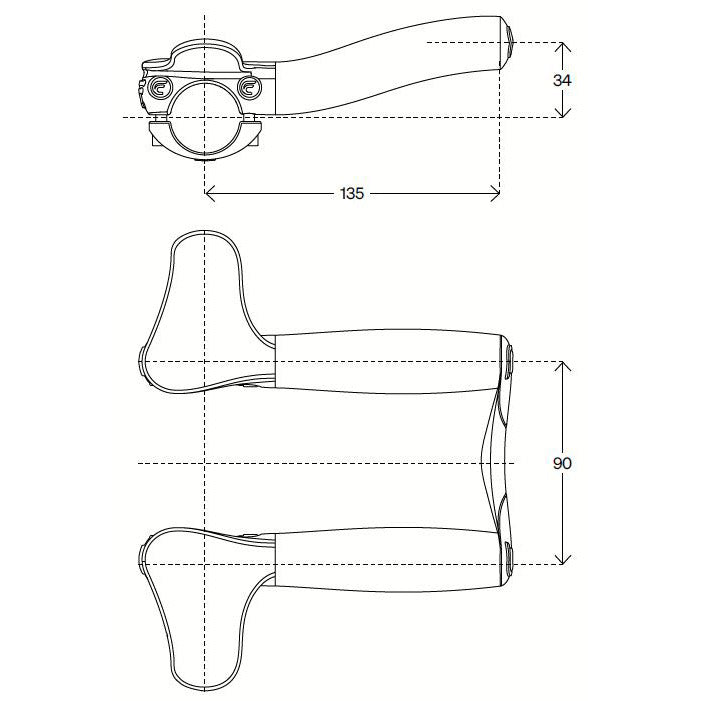 DEDA SET -UP Rublebar Carbon Blast