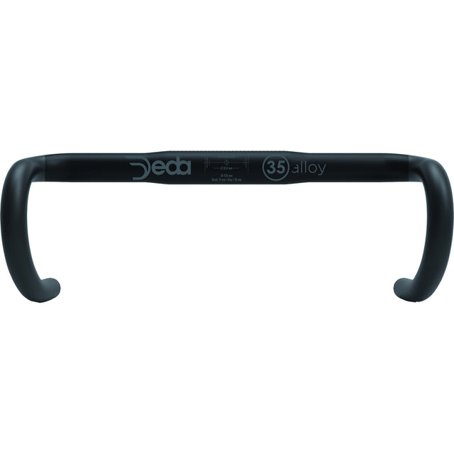 Deda invia m35 rhm 42cm in alluminio nero