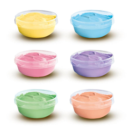 Ses pittura a dita pastello 6 colori x 45 ml