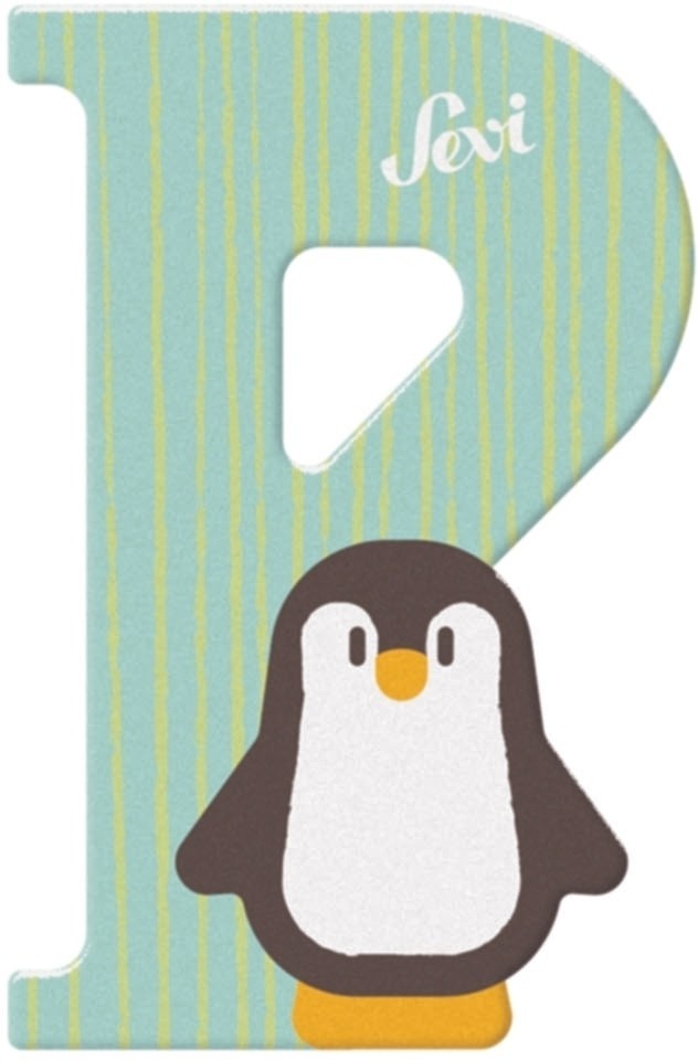 Sevi lettera p pinguino: 10 cm (83016)