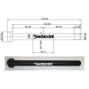 Perno passante Dedacciai per m12 120mm
