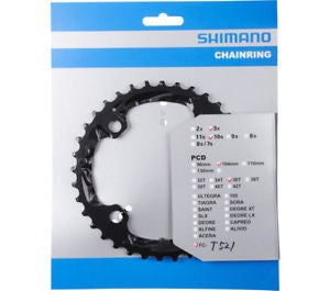 Spessore corona Shimano FC-T521. fc-t521 36t al 4 bracci 104mm
