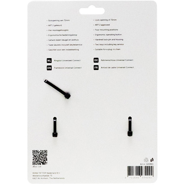 Inserto Connect universale antifurto da telaio Simson 72mm art**