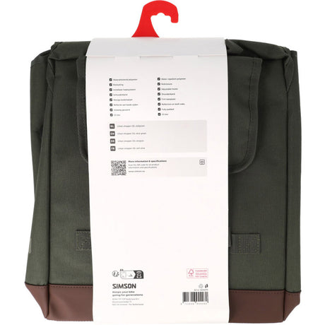 Rema tip top netherlands b.v. borsa simson urban singola | verde oliva | 15 l