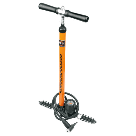 Pompa da pavimento SKS Rennompressor Multivalve 16bar ZW Oranje