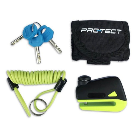 Blocco freno a disco pro-tect 5,5 mm (con cavo di borsa e promemoria)