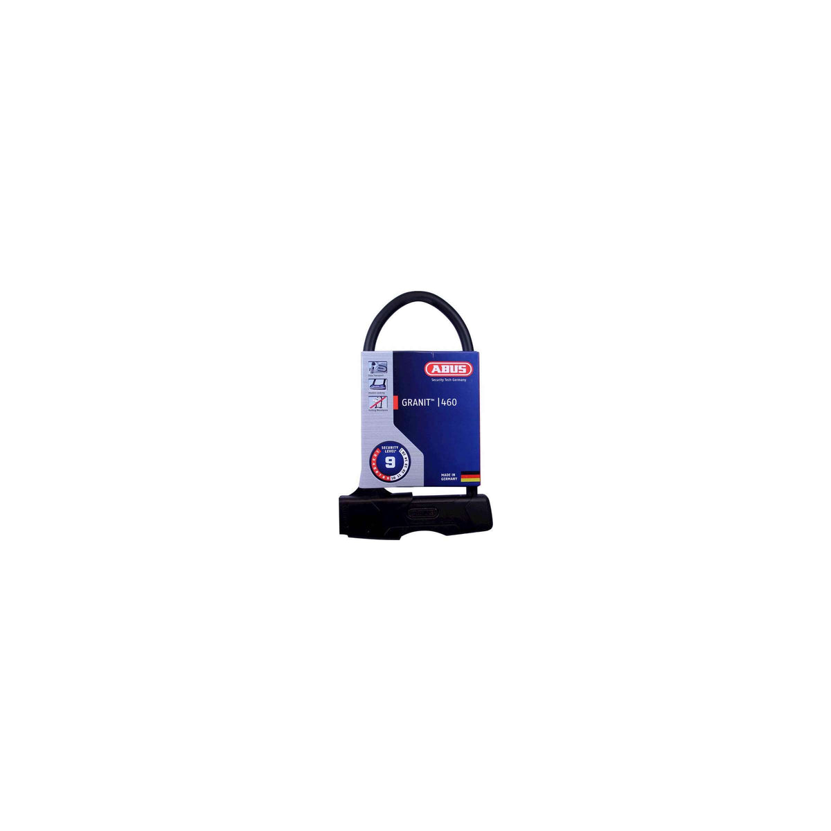 Abus granit 460 beugellot - 23 cm - nero