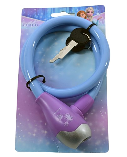 Volare disney frozen - lucchetto con cavo - azzurro viola