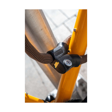 Lucchetto a catena per lucchetto per bicicletta Abus - loop infinito 1806 - livello di sicurezza 6 - arancione - 140 cm - adatto per biciclette elettriche e biciclette da città