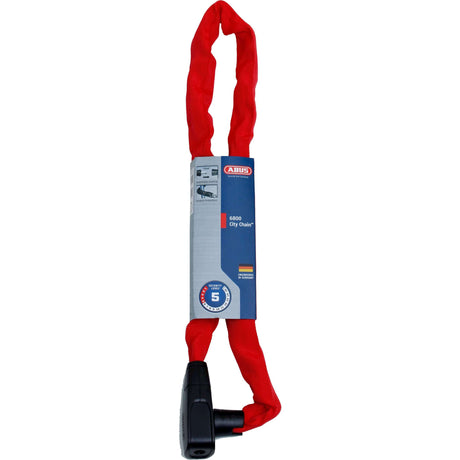 ABUS CITYCHAIN ​​6800 85 ROSSO - LUCIPO DI BICYCLE