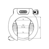 Lucchetto da telaio Abus bb0305a 4750s r pro