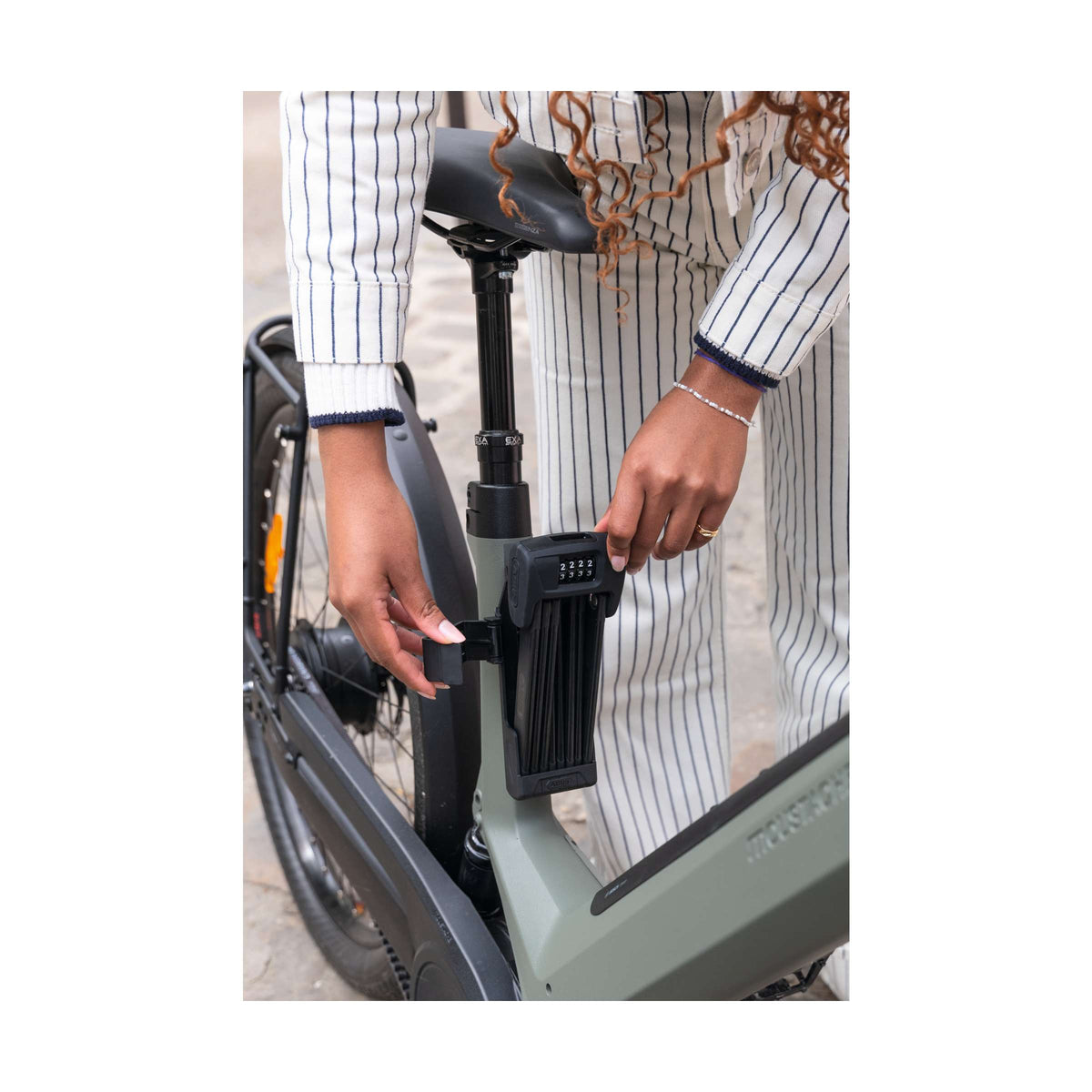 Lucchetto pieghevole Abus bordo 6000c led sh
