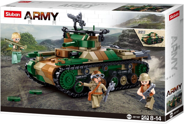 Carro armato medio tipo 97 dell'esercito Sluban (m38-b1107)