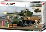 Sluban Army m4a3 (76w) carro medio (m38-b1110)