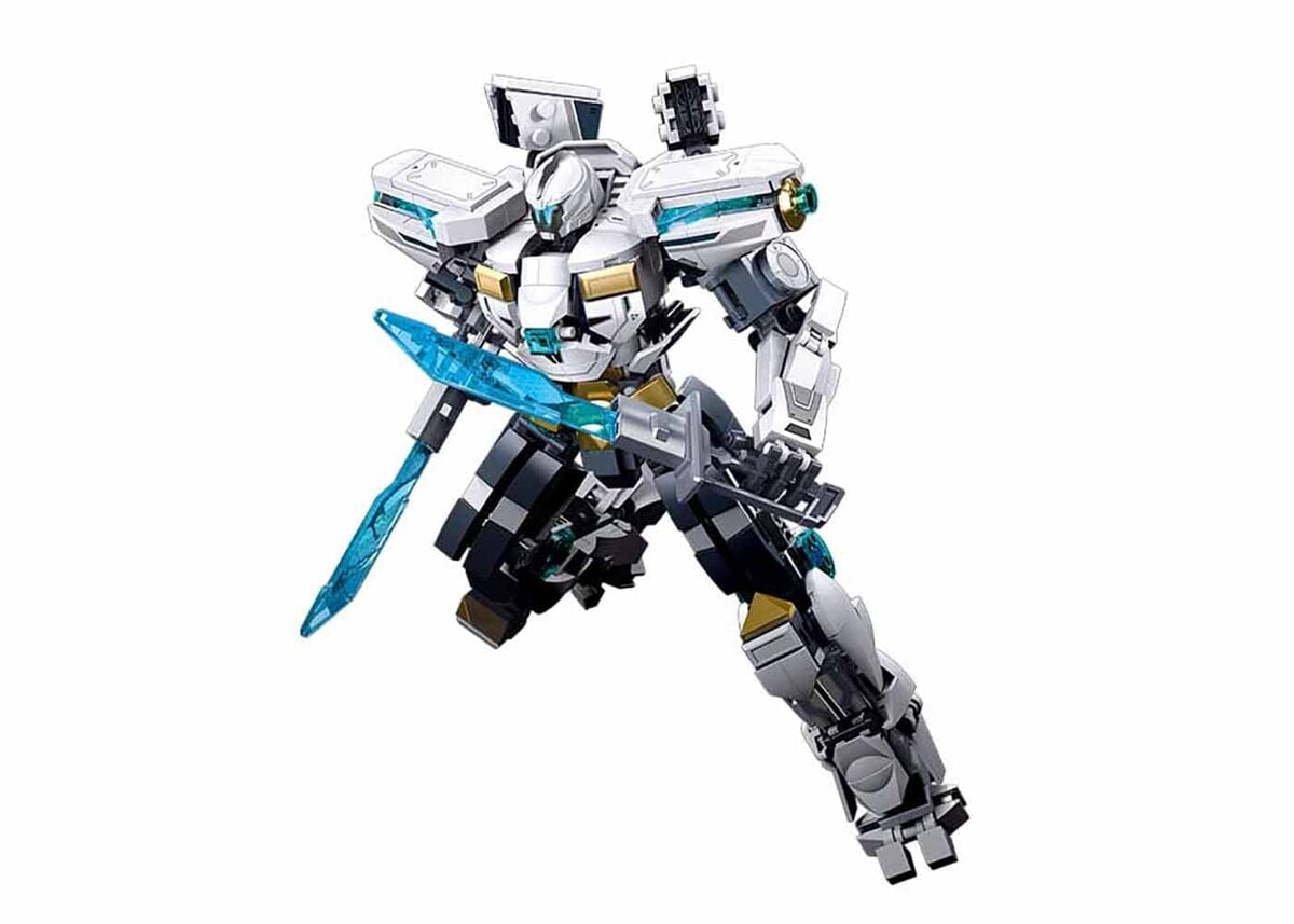 Sluban p.r. mecha bianco grigio (m38-b1151)