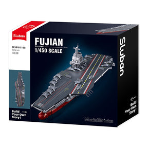 Portaerei Fujian modello Sluban in mattoni (M38-B1188)