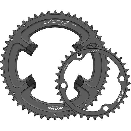 MICHE Concapazione Top UTG R71 12V 50T Nero con bulloni