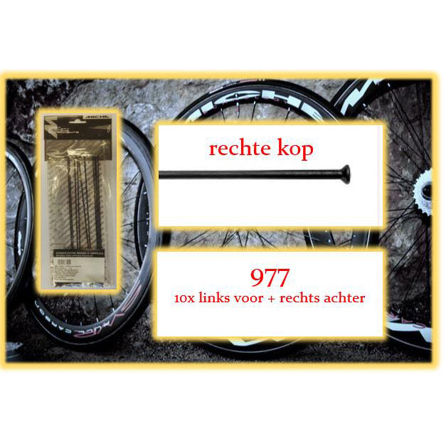 Raggio Miche 977 hs 273mm lv+ra nero (10pz)