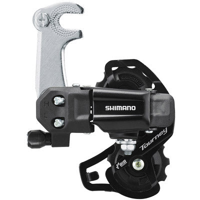 Shimano Achterdailleur Tourney 6 7V K. Cage Hook Nero
