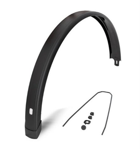 Parafango posteriore Eurofender tempo quadrato 28 pollici 58 mm - nero