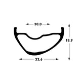 Cerchio Stan's Flow MK4 - 29'' - 28 ore - nero grigio