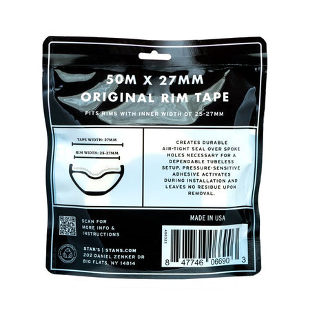 Nastro per cerchioni di Stan (50 m) - 27 mm