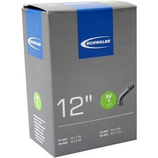 Schwalbe interno tubo AV1 12 pollici 147 62-203 Valiel inclinati a 45 ° gradi