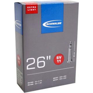Schwalbe Interna Tube Sv11 Light Extra 26 20 25-559 571mm 40mm Veniel