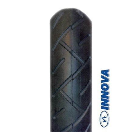 Pneumatico Innova + camera d'aria 10 x 2.125 av 90 45 nero