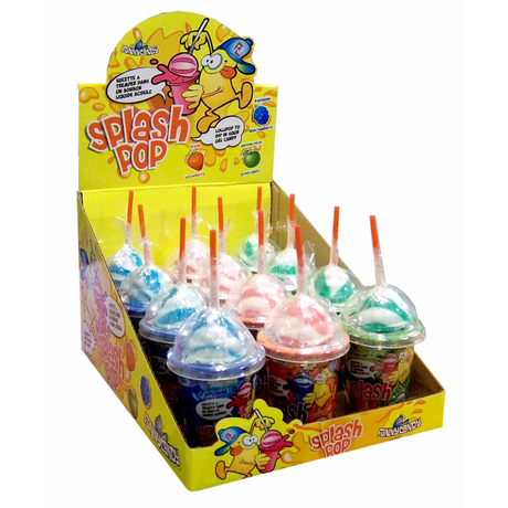 Divertenti caramelle splash pop (12x 72gr)