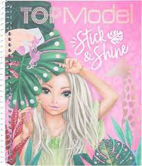 Depesche top model - libro da colorare attacca e brilla