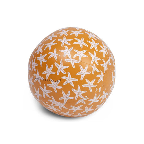 Stella marina | pallone da spiaggia bianco arancione ø 51 cm