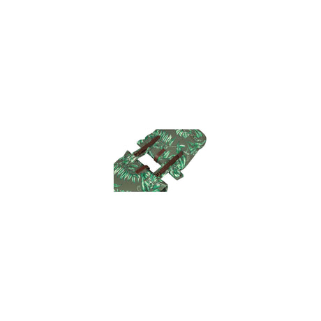 Basil-Green Double Bicycle Borse, PET riciclato, pieghevole di mantenimento dell'acqua, pelle vegana, 28-32L, timo groen