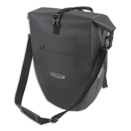 Borsa bici Lynx singola TPU 28L nera impermeabile e-bike Hayes