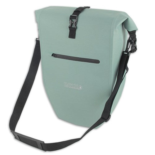 Borsa da bicicletta Lynx singola TPU 28L verde menta impermeabile e-bike Hayes