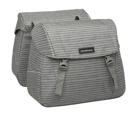 Borsa per biciclette a doppia bicicletta - Acqua - Polyester REPILLE - Verde blu nero - 37L