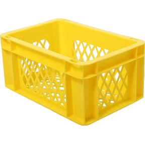Cassa per biciclette per bagagli Mini Giallo 30x20x14,5 cm