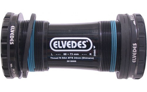 Asse giocatore Elvedes Shimano MTB ATB 24mm nero