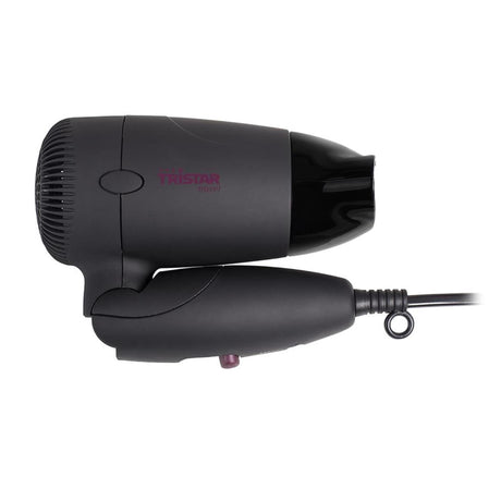 Asciugacapelli da viaggio Tristar pieghevole 1200w nero