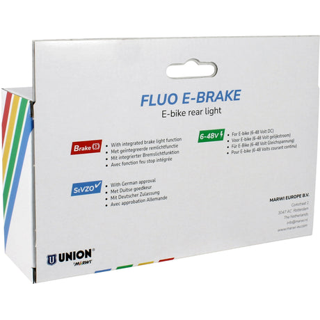 Union fanale posteriore ebike fluo e-brake con. rotto.