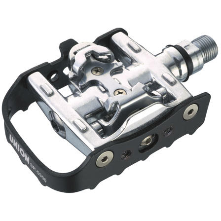 Pedali Union SP-5900 CRMO asse a sgancio rapido compatibile SPD in alluminio