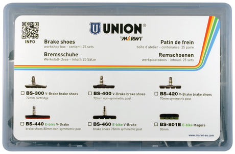 Set pastiglie freno Marwi Union bs-460 v-brake 75mm (25pr)