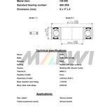 Cuscinetto a sfere con cuscinetto a sfere CB-050 9x17x5