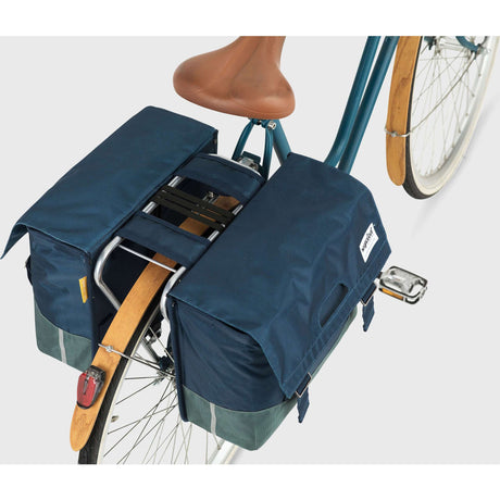 Borsa doppia da bicicletta Urban Proof 40L - blu verde